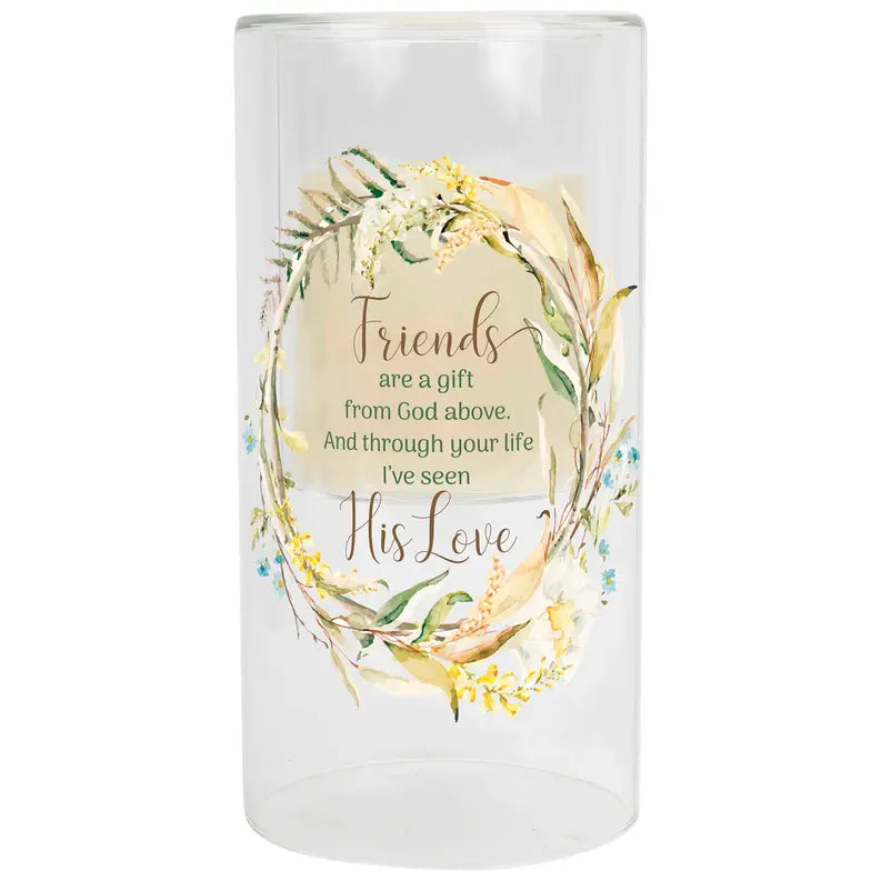 Candleholder Friends Are A Gift 8in Dicksons Inc