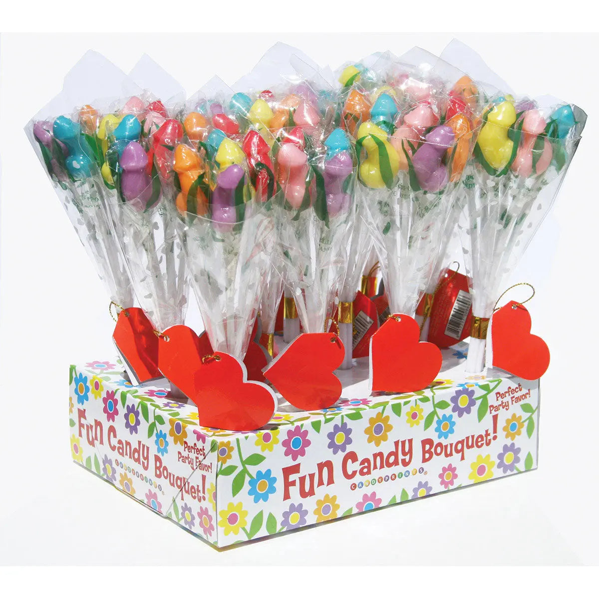 Candy Penis Bouquet 12ct Display - GreatEagleInc