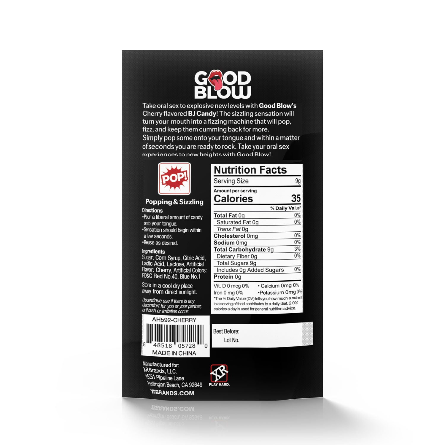 Candy Popping Oral Sex Candy - Cherry XR Brands