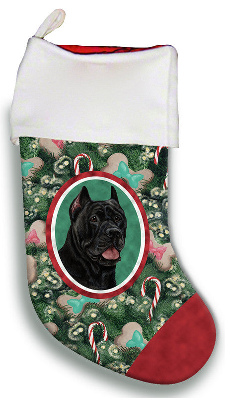 Cane Corso Black - Best of Breed Christmas Stocking Best of Breed