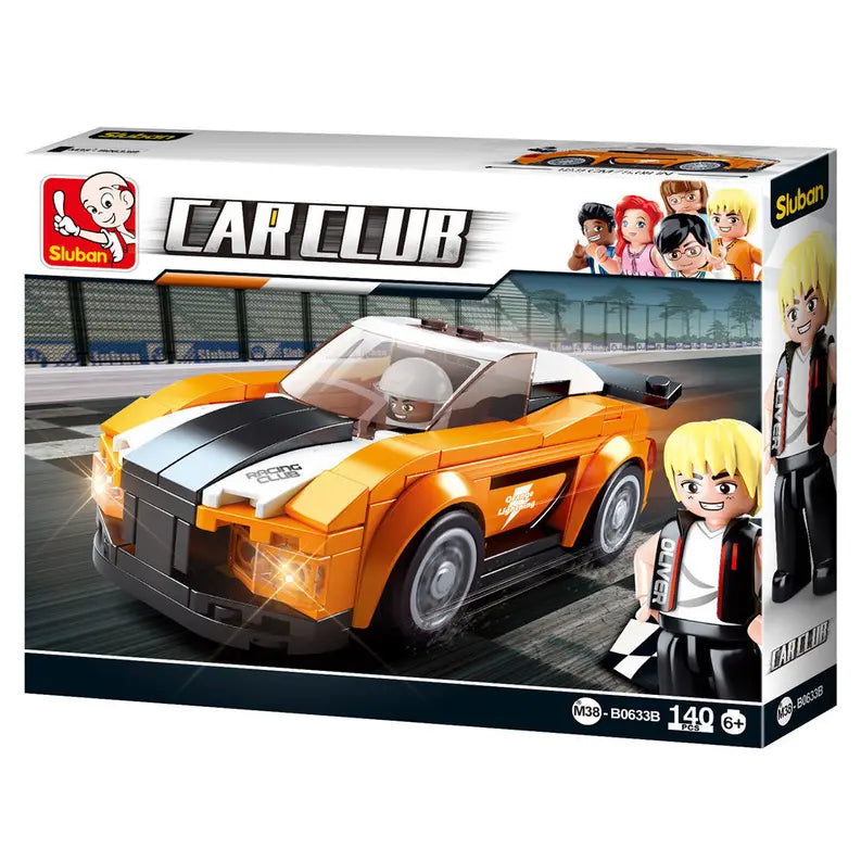 Car Club Building Brick Kit, Bobcat (140 Pcs) Texas Toy Distribution