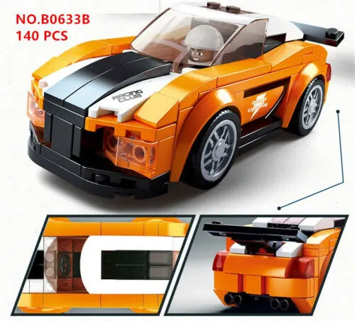 Car Club Building Brick Kit, Bobcat (140 Pcs) Texas Toy Distribution