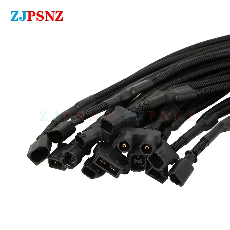 Car Horn Plug Speaker Adapter Pigtail Socket Two Special Line Beam Horn Wiring Harness Female Male Plug Horn Socket Conversion GreatEagleInc