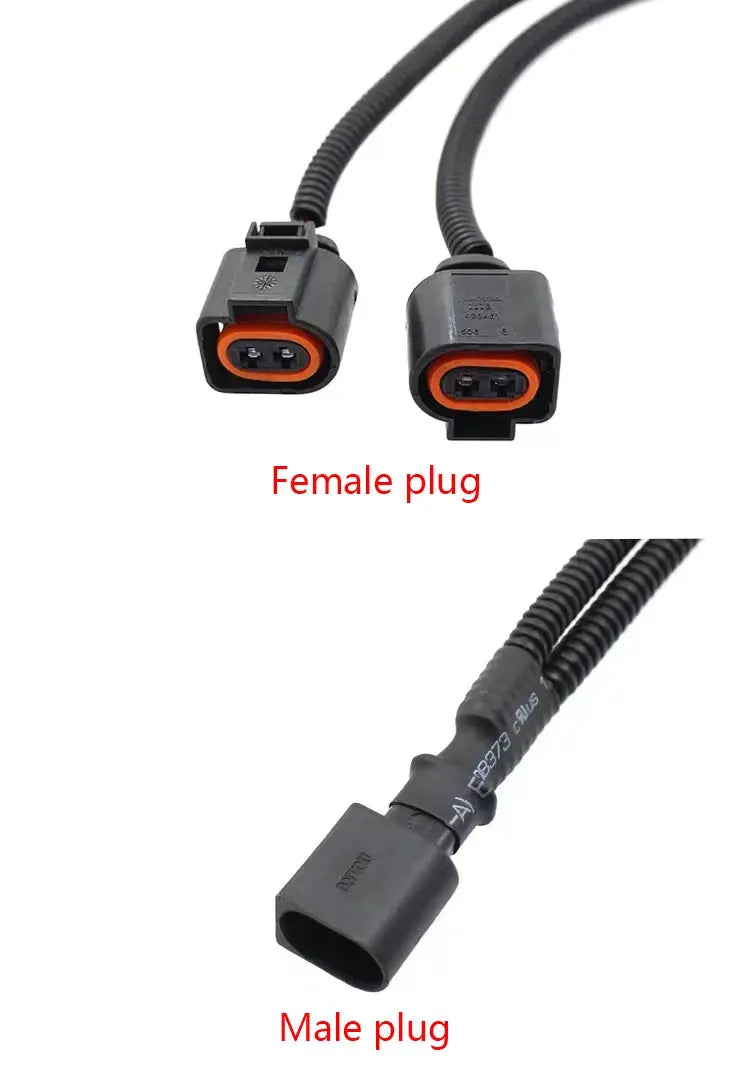 Car Horn Plug Speaker Adapter Pigtail Socket Two Special Line Beam Horn Wiring Harness Female Male Plug Horn Socket Conversion GreatEagleInc