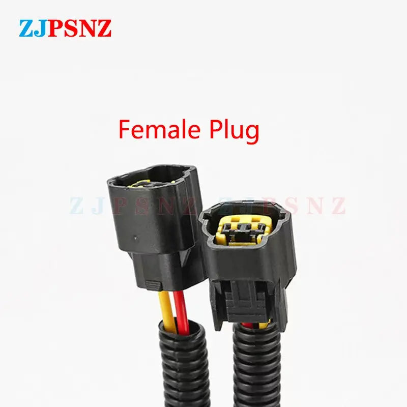 Car Horn Plug Speaker Adapter Pigtail Socket Two Special Line Beam Horn Wiring Harness Female Male Plug Horn Socket Conversion GreatEagleInc