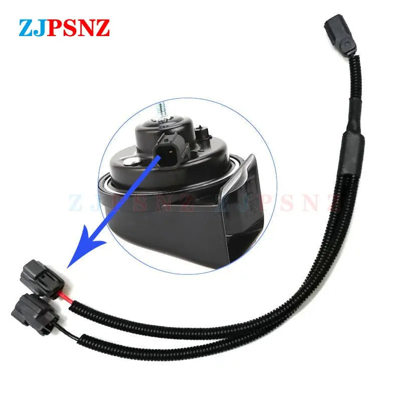 Car Horn Plug Speaker Adapter Pigtail Socket Two Special Line Beam Horn Wiring Harness Female Male Plug Horn Socket Conversion GreatEagleInc