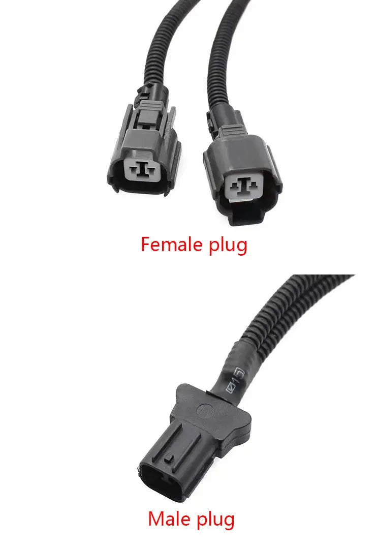Car Horn Plug Speaker Adapter Pigtail Socket Two Special Line Beam Horn Wiring Harness Female Male Plug Horn Socket Conversion GreatEagleInc