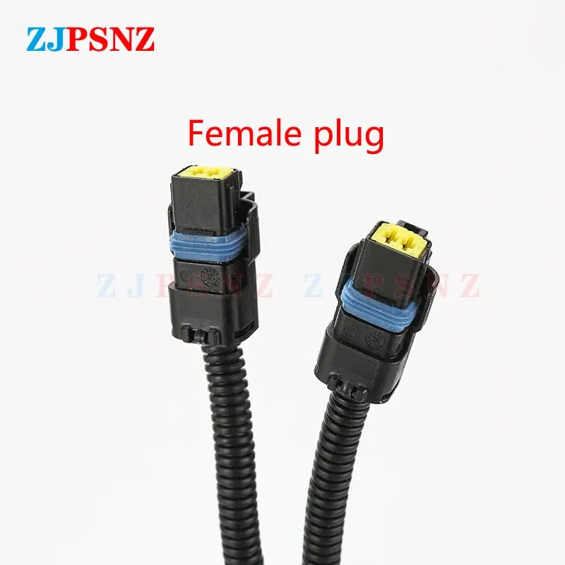 Car Horn Plug Speaker Adapter Pigtail Socket Two Special Line Beam Horn Wiring Harness Female Male Plug Horn Socket Conversion GreatEagleInc
