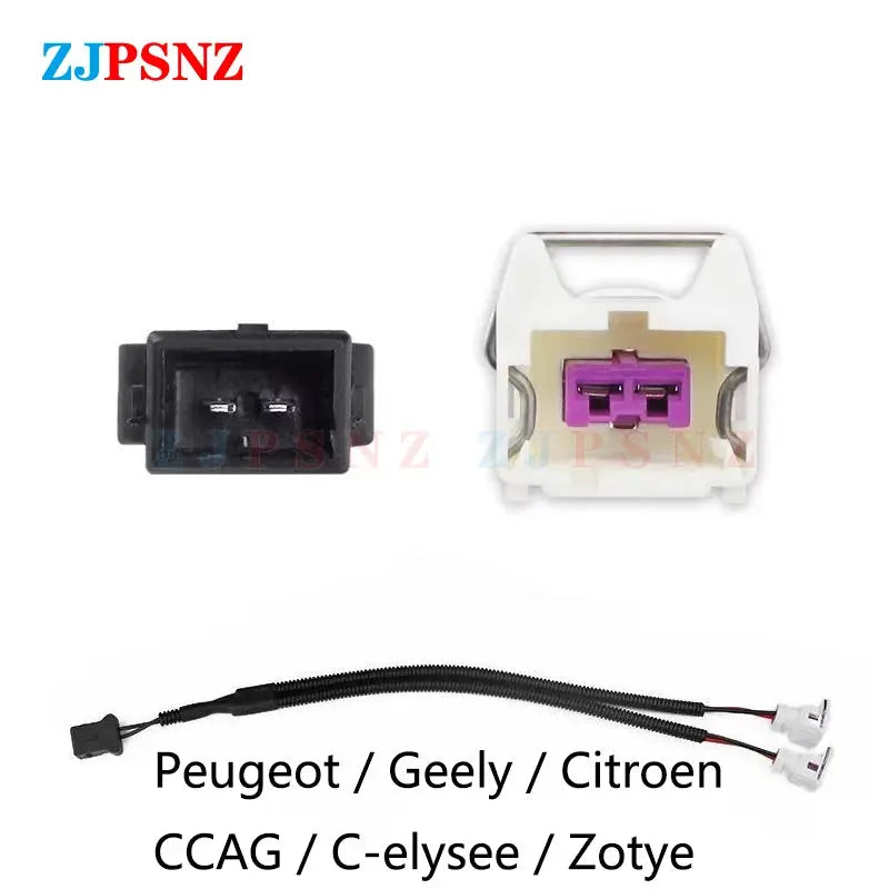 Car Horn Plug Speaker Adapter Pigtail Socket Two Special Line Beam Horn Wiring Harness Female Male Plug Horn Socket Conversion GreatEagleInc