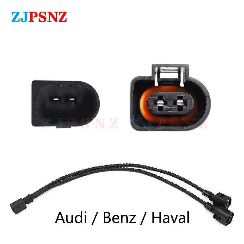 Car Horn Plug Speaker Adapter Pigtail Socket Two Special Line Beam Horn Wiring Harness Female Male Plug Horn Socket Conversion GreatEagleInc