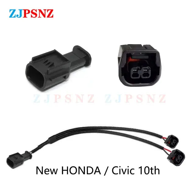 Car Horn Plug Speaker Adapter Pigtail Socket Two Special Line Beam Horn Wiring Harness Female Male Plug Horn Socket Conversion GreatEagleInc