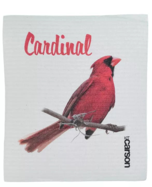 Cardinal Male Swedish Dishcloths Kit Carson