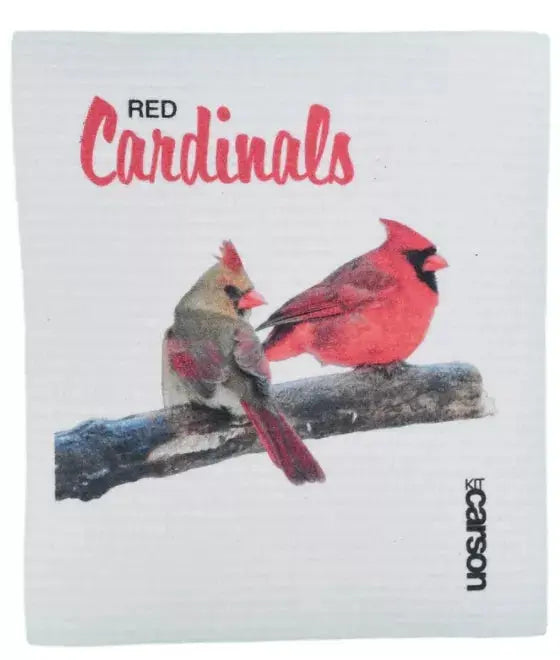 Cardinal Pair Swedish Dishcloths Kit Carson