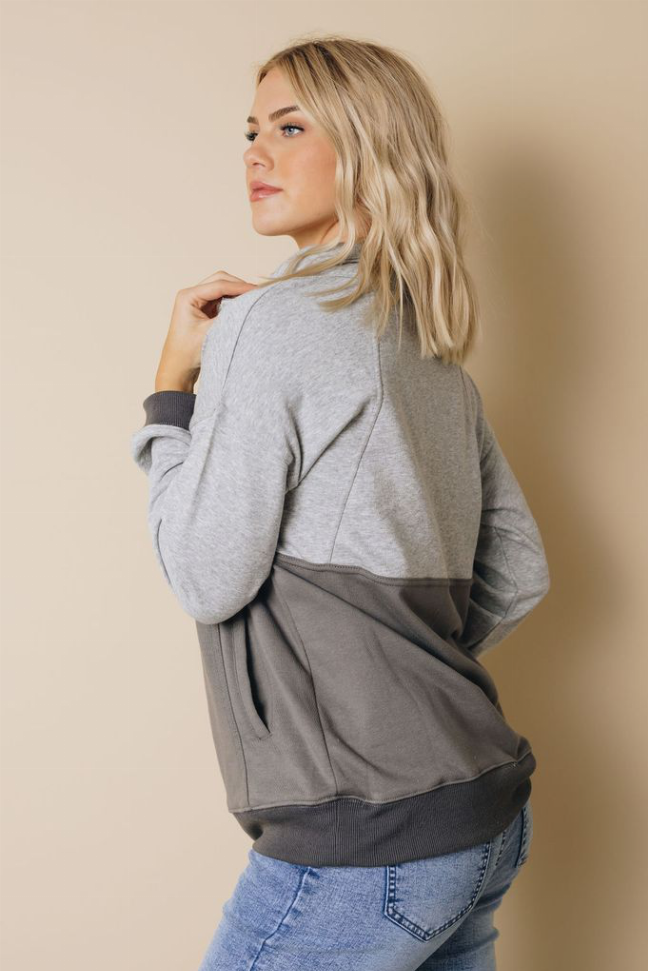 Carmen Colorblock Sweatshirt Stay Warm in Style
