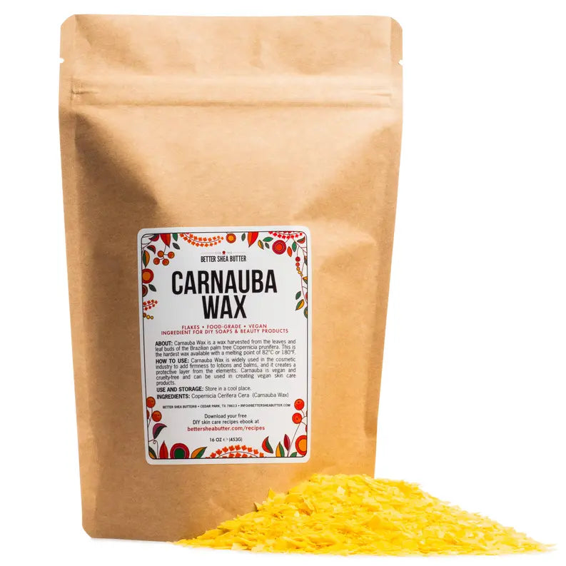 Carnauba Wax (Vegan Wax, Beeswax Substitute) Better Shea Butter