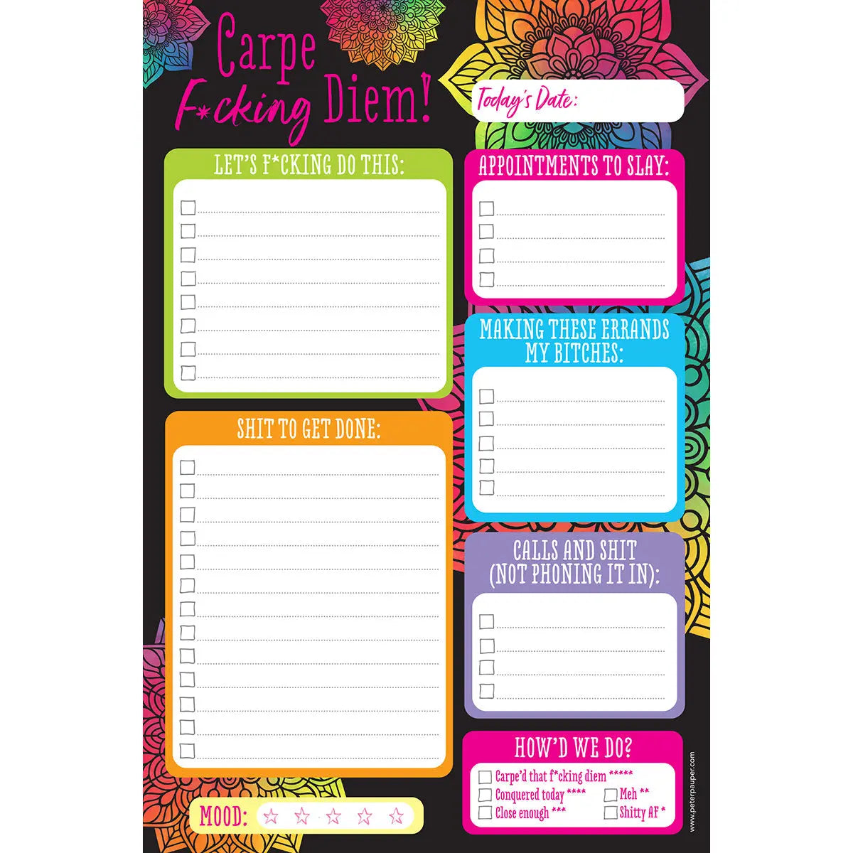 Carpe Fucking Diem Pad - GreatEagleInc