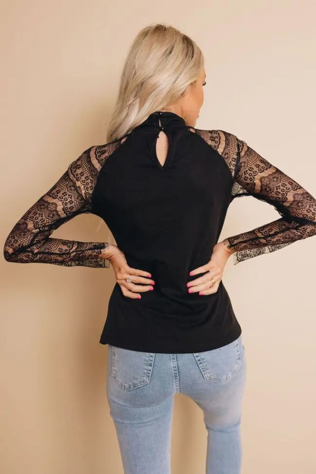 Carrie Lace Long Sleeve Stay Warm in Style