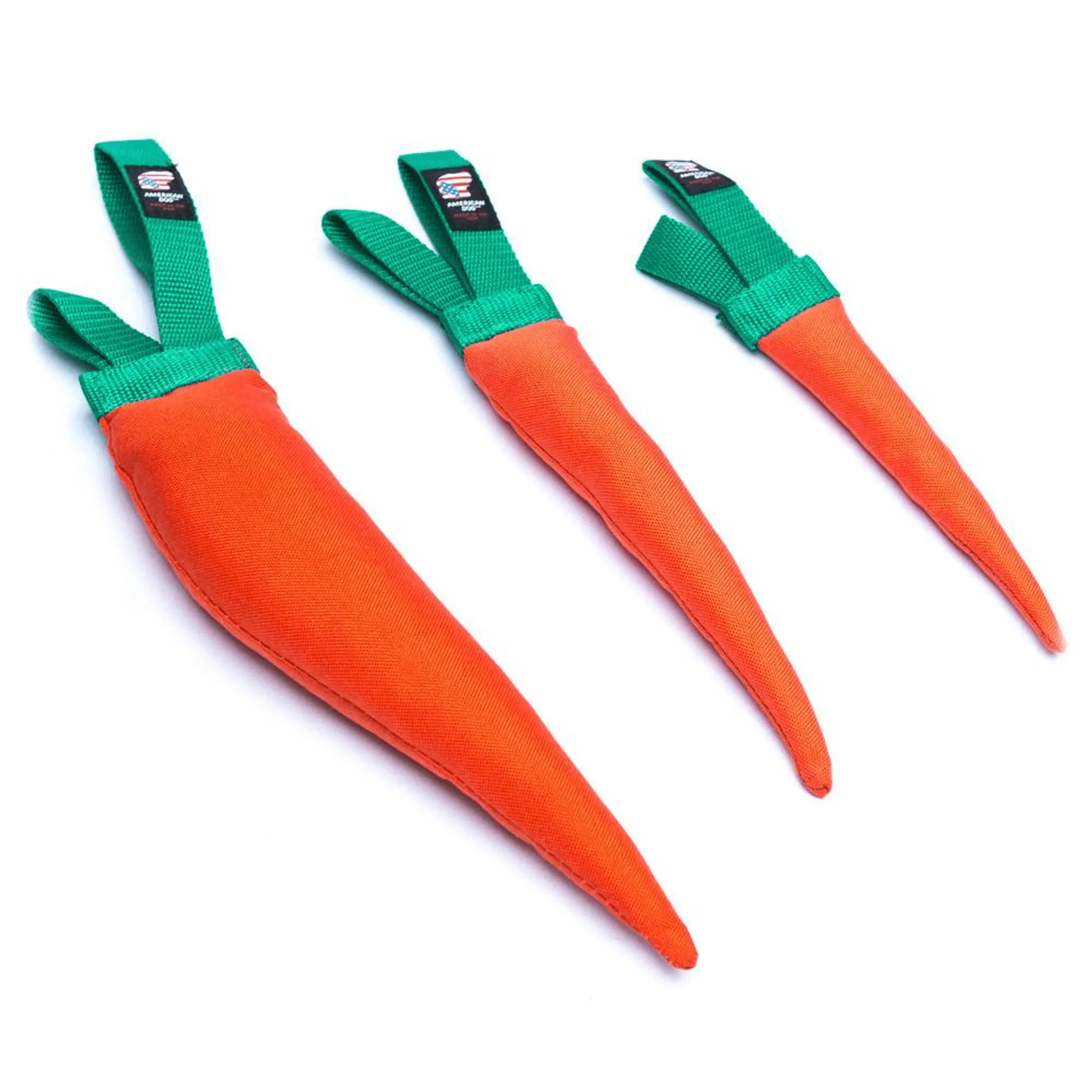 Carrot Dog Toy - Large American Dog