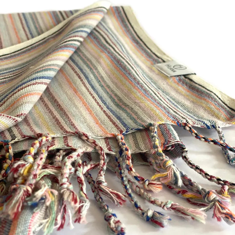 Casablanca Sustainable Striped Turkish Towel / Blanket T&W Trade