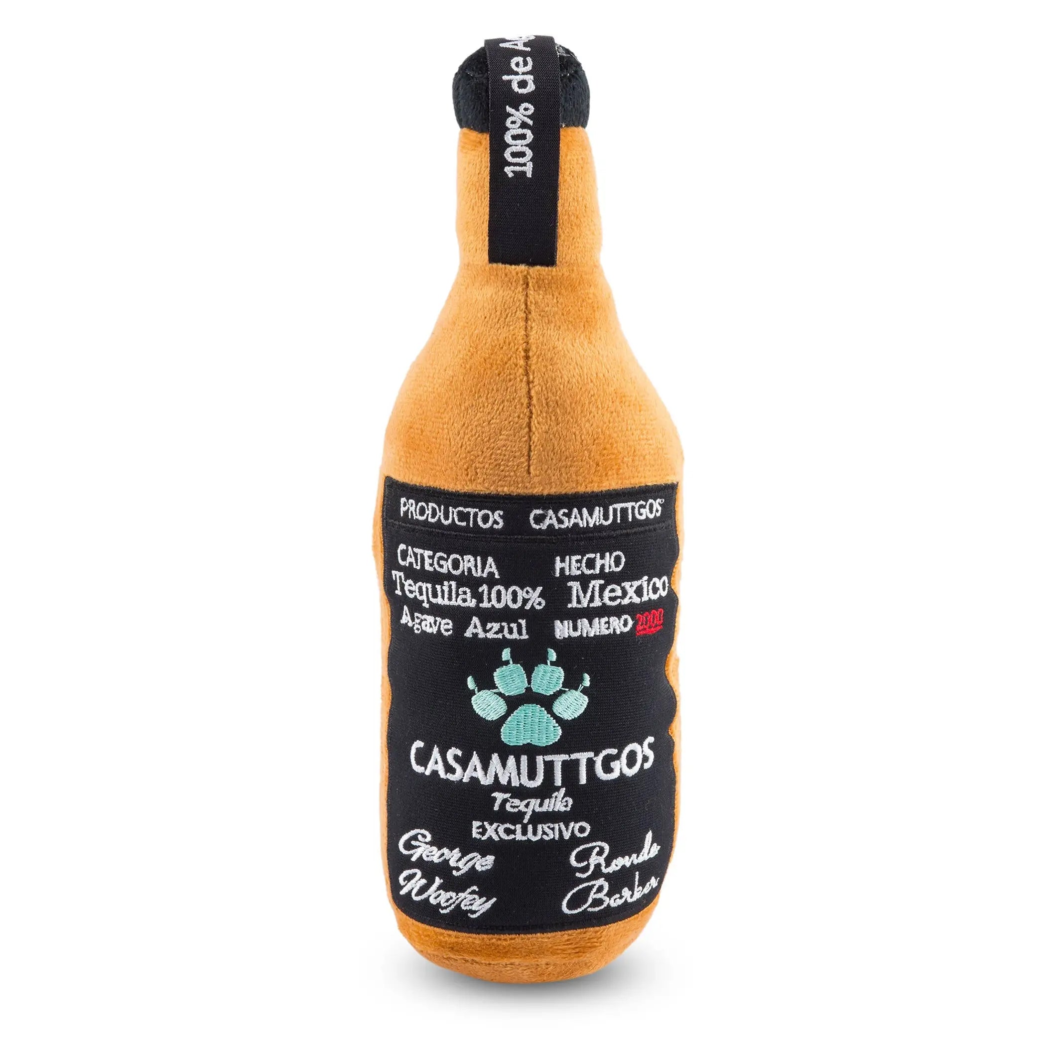 Casamuttgos Tequila Toy Squeaker Dog Toy Haute Diggity Dog