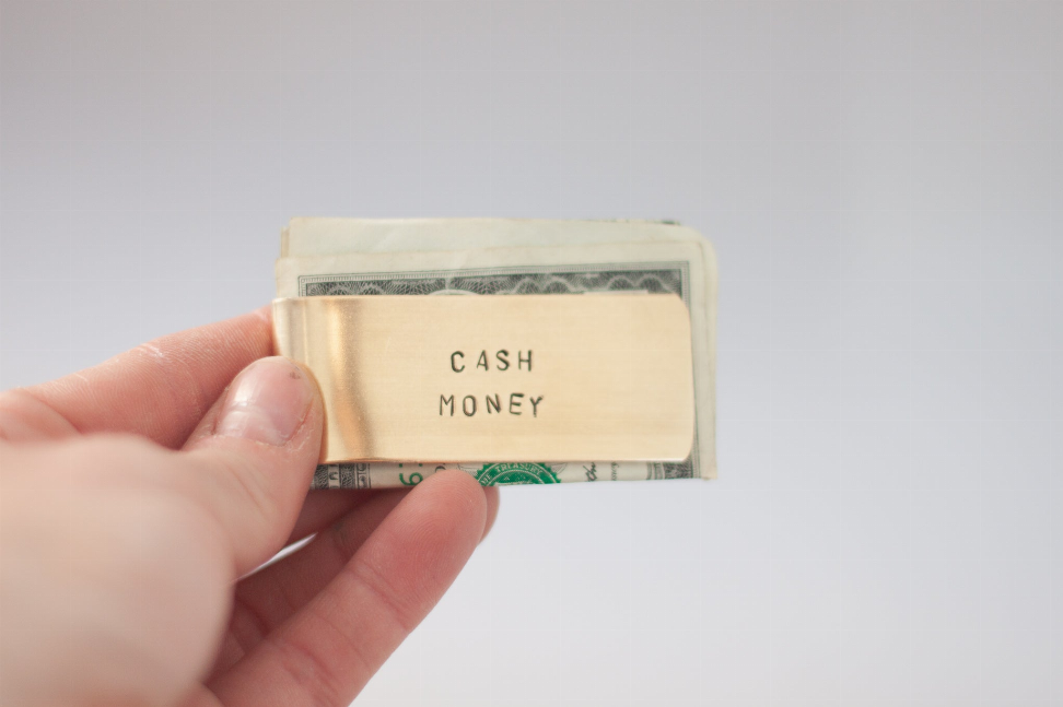 Cash Money Money Clip Lux and Luca Jewelry Co