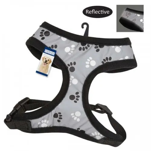 Casual Canine Reflective Pawprint Harnesses Casual Canine