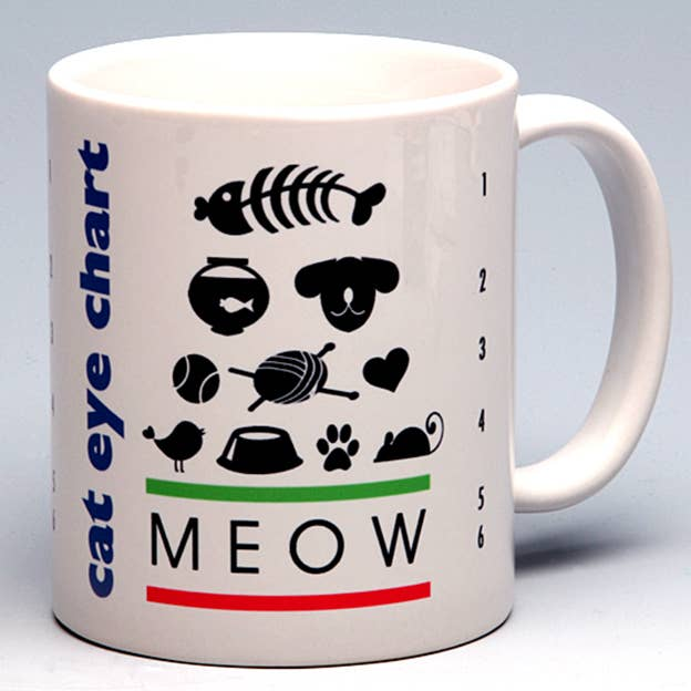 Cat Eye Chart Mug LIANE FRIED STUDIO