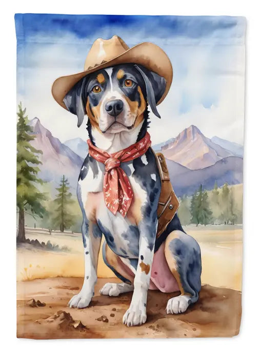Catahoula Cowboy Welcome Garden Flag Caroline's Treasures