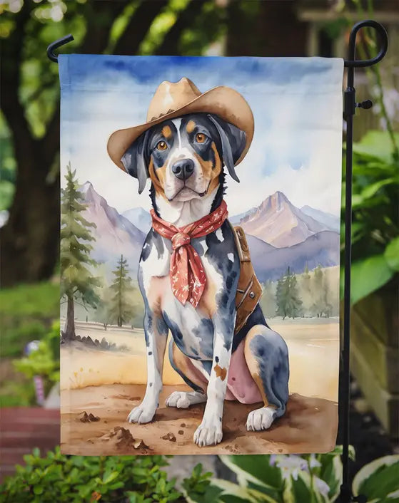 Catahoula Cowboy Welcome Garden Flag Caroline's Treasures