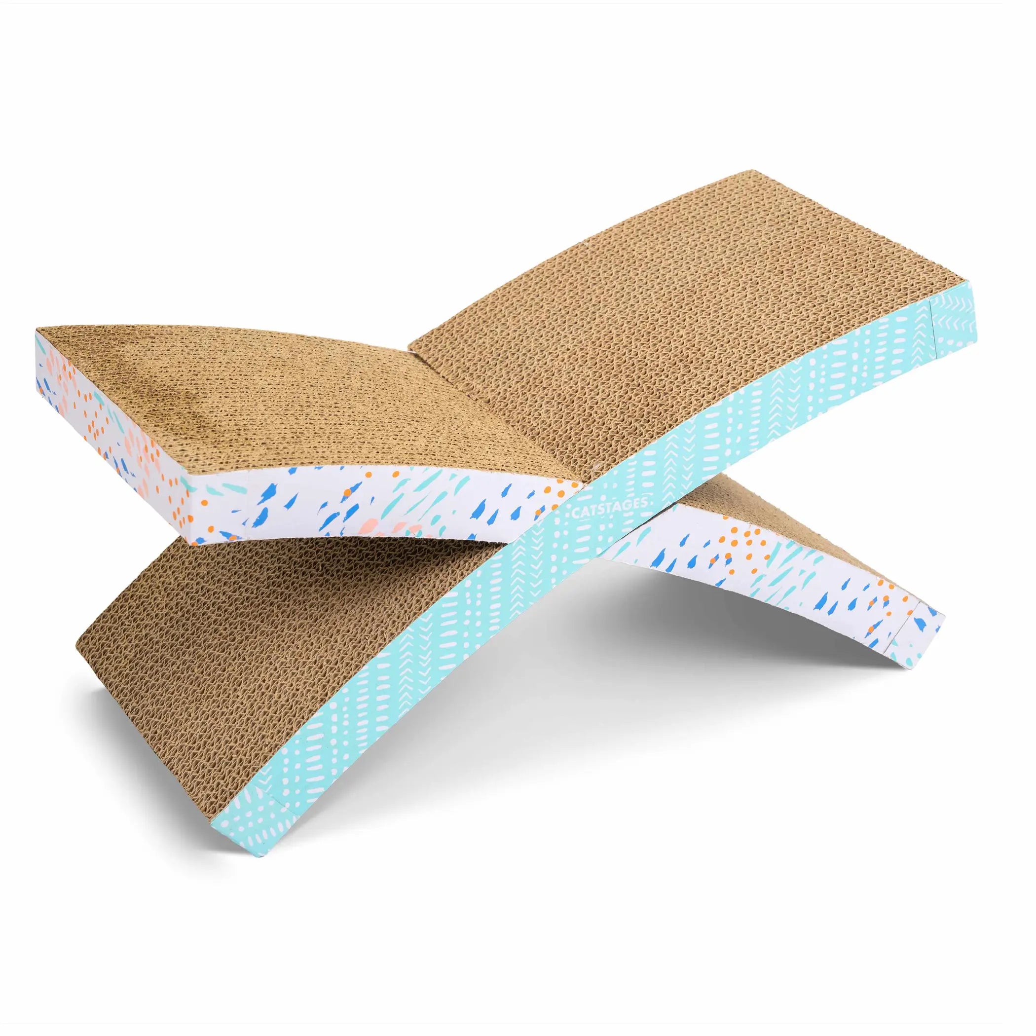 Catstages Easy Life Hammock Corrugated Cat Scratcher With Catnip Catstages