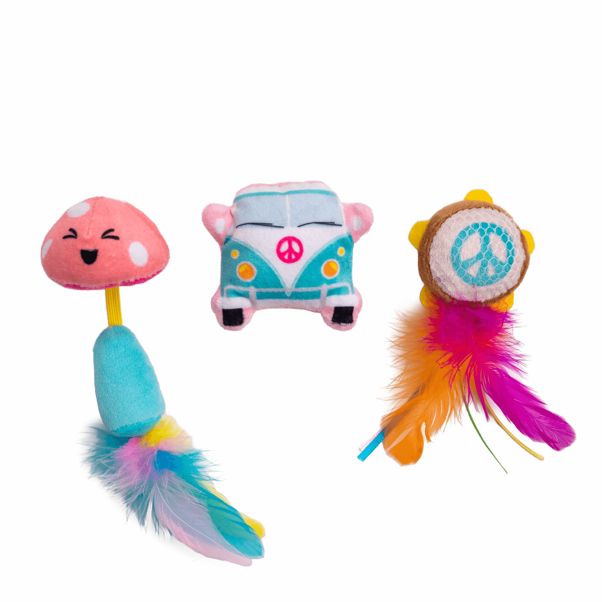 Catstages Festival Themed Catnip Cat Toys 3 Pk Catstages