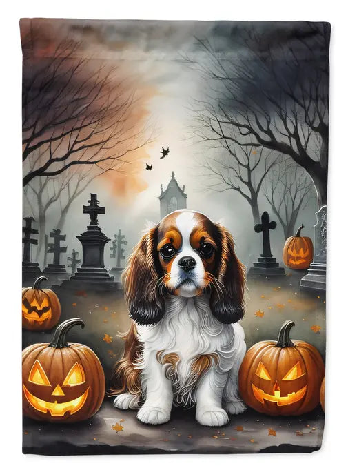 Cavalier Spaniel Spooky Halloween Garden Flag Caroline's Treasures