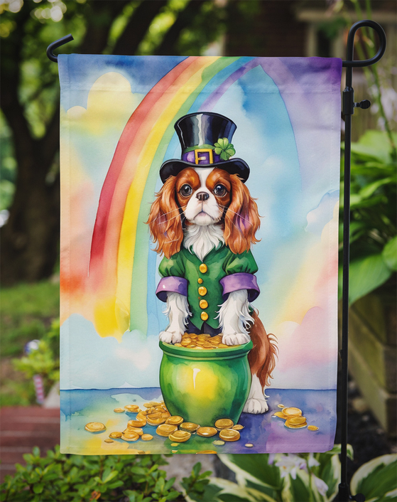 Cavalier Spaniel St Patrick's Day Garden Flag Caroline's Treasures