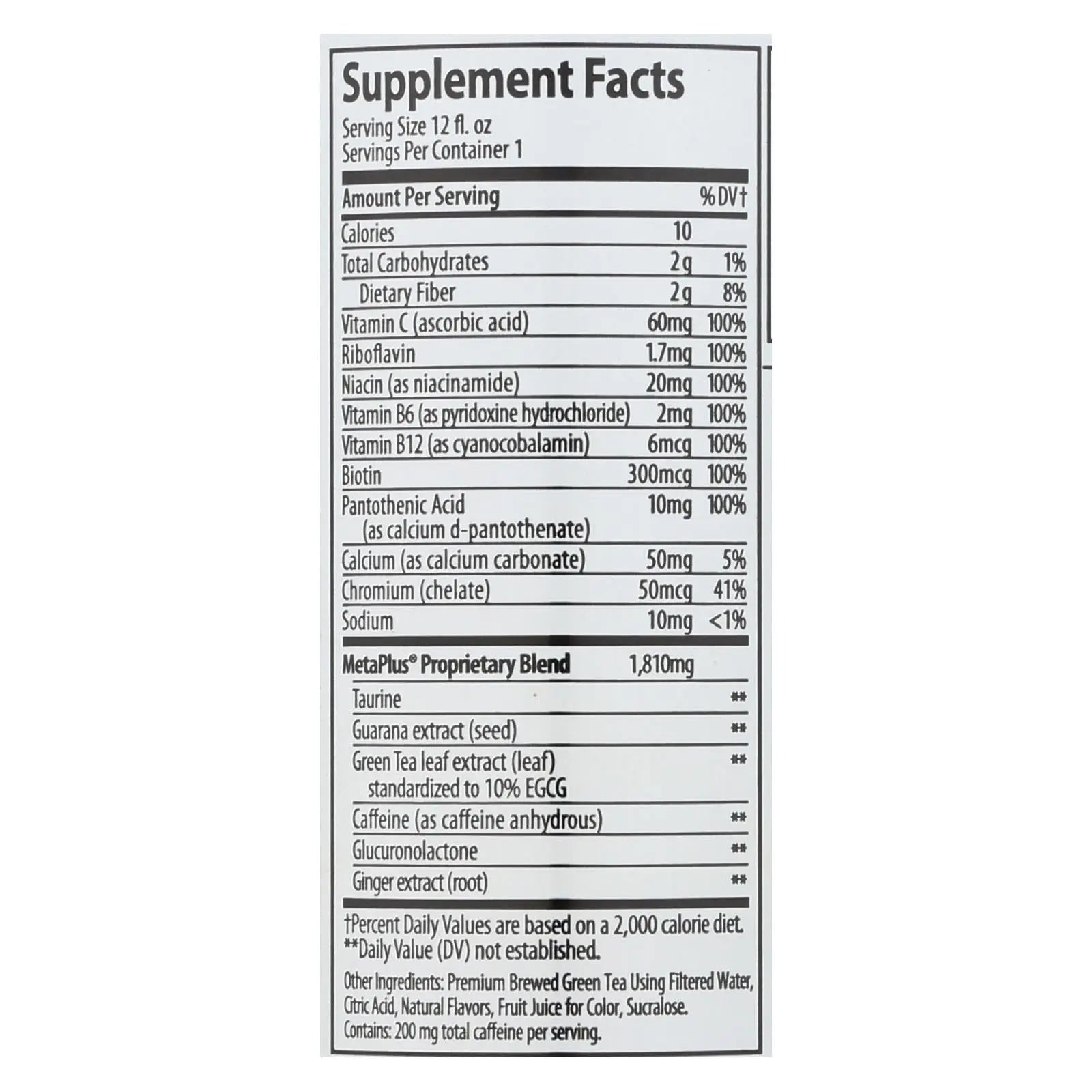 Celcius Live Fit Peach Mango Non-carbonated Green Tea  - Case Of 12 - 12 Fz Celsius