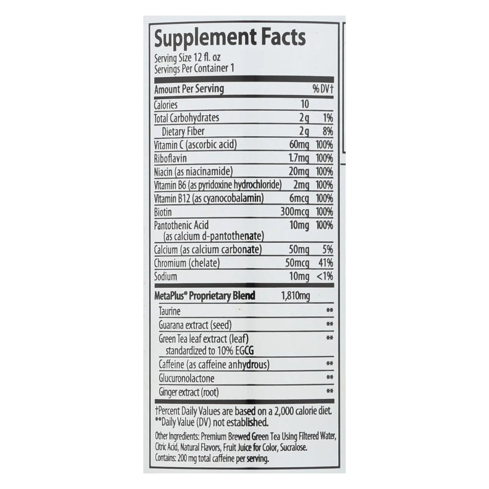 Celcius Live Fit Peach Mango Non-carbonated Green Tea  - Case Of 12 - 12 Fz Celsius