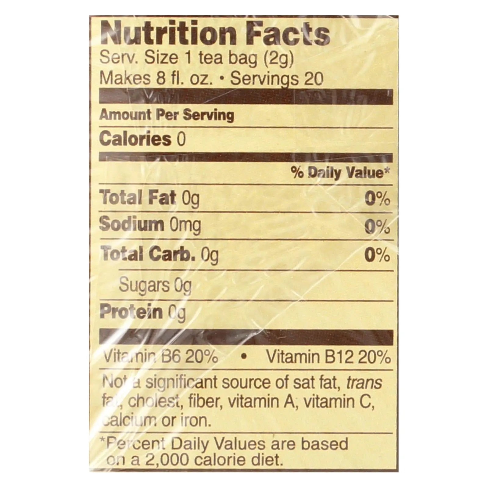 Celestial Seasonings Tension Tamer Herbal Tea Caffeine Free - 20 Tea Bags - Case Of 6 Celestial Seasonings
