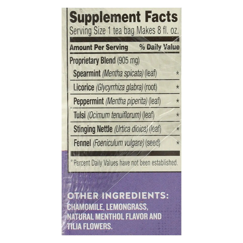 Celestial Seasonings - Wellness Tea Sinus Soothr - Case Of 6 - 20 Bag Celestial Seasonings