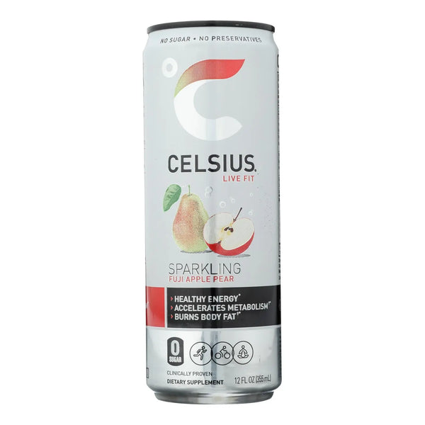 Celsius Inc. - Drink Sparkling Apple Pear - Case Of 12 - 12 Fz Celsius