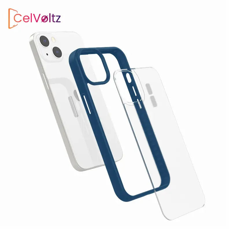 Celvoltz Hard Pc + Soft TPU Frame [Shock-Absorbing] Phone Case CelVoltz
