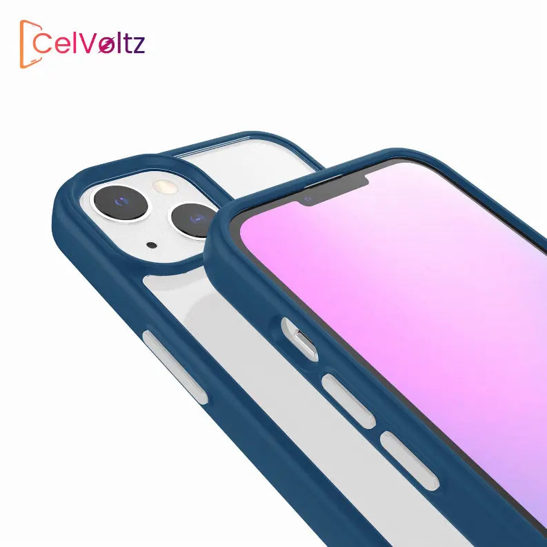 Celvoltz Hard Pc + Soft TPU Frame [Shock-Absorbing] Phone Case CelVoltz