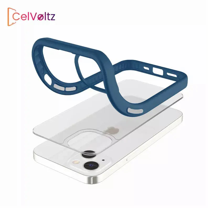Celvoltz Hard Pc + Soft TPU Frame [Shock-Absorbing] Phone Case CelVoltz