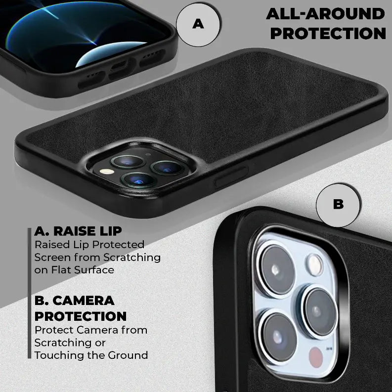 Celvoltz Outfit Luxury Pu Leather Case Compatible With IPhone 12 Pro CelVoltz