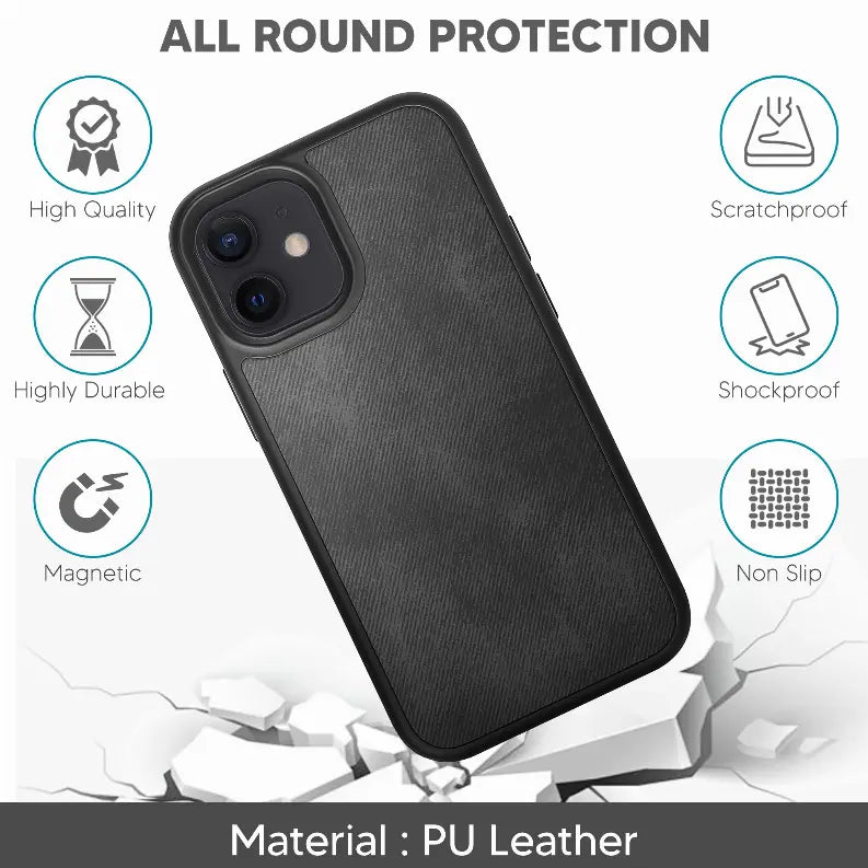 Celvoltz Outfit Luxury Pu Leather Case Compatible With IPhone 12 Pro CelVoltz