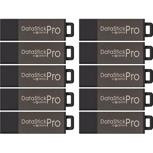 Centon 4GB DataStick Pro USB 2.0 Flash Drive - 10 Pack Centon Electronics