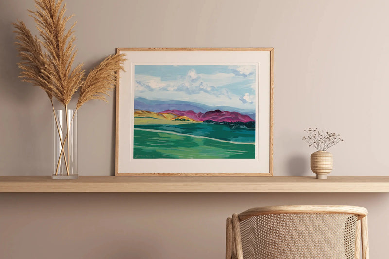 Central Valley Hills The Crafted Prints