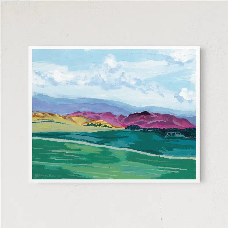 Central Valley Hills The Crafted Prints