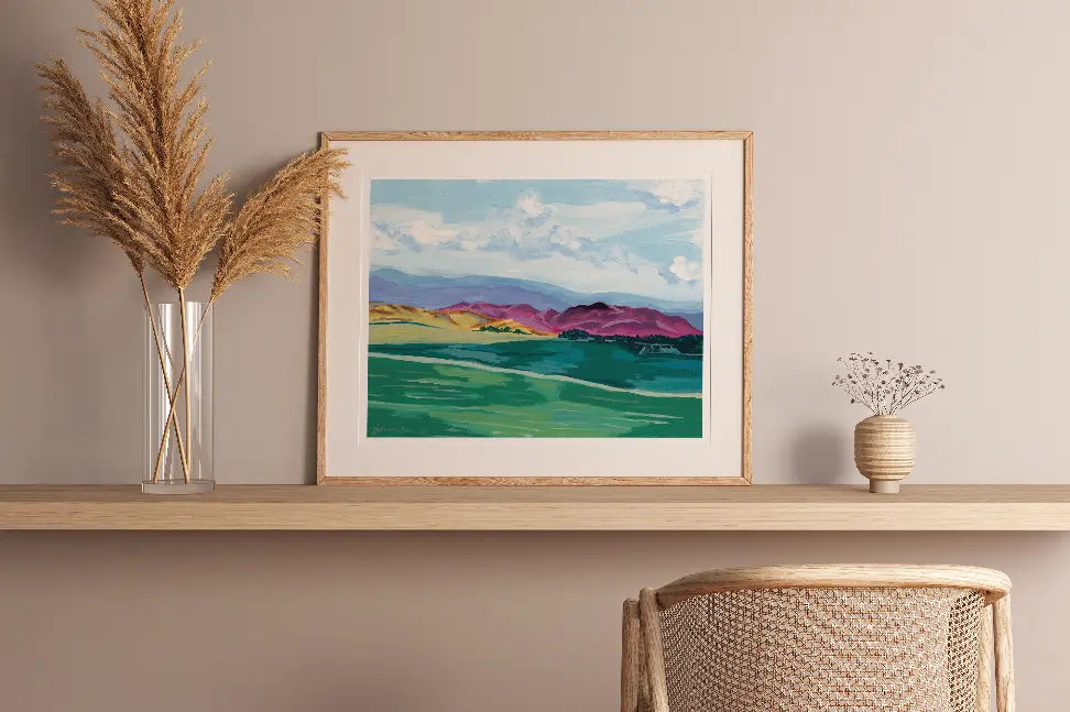 Central Valley Hills The Crafted Prints