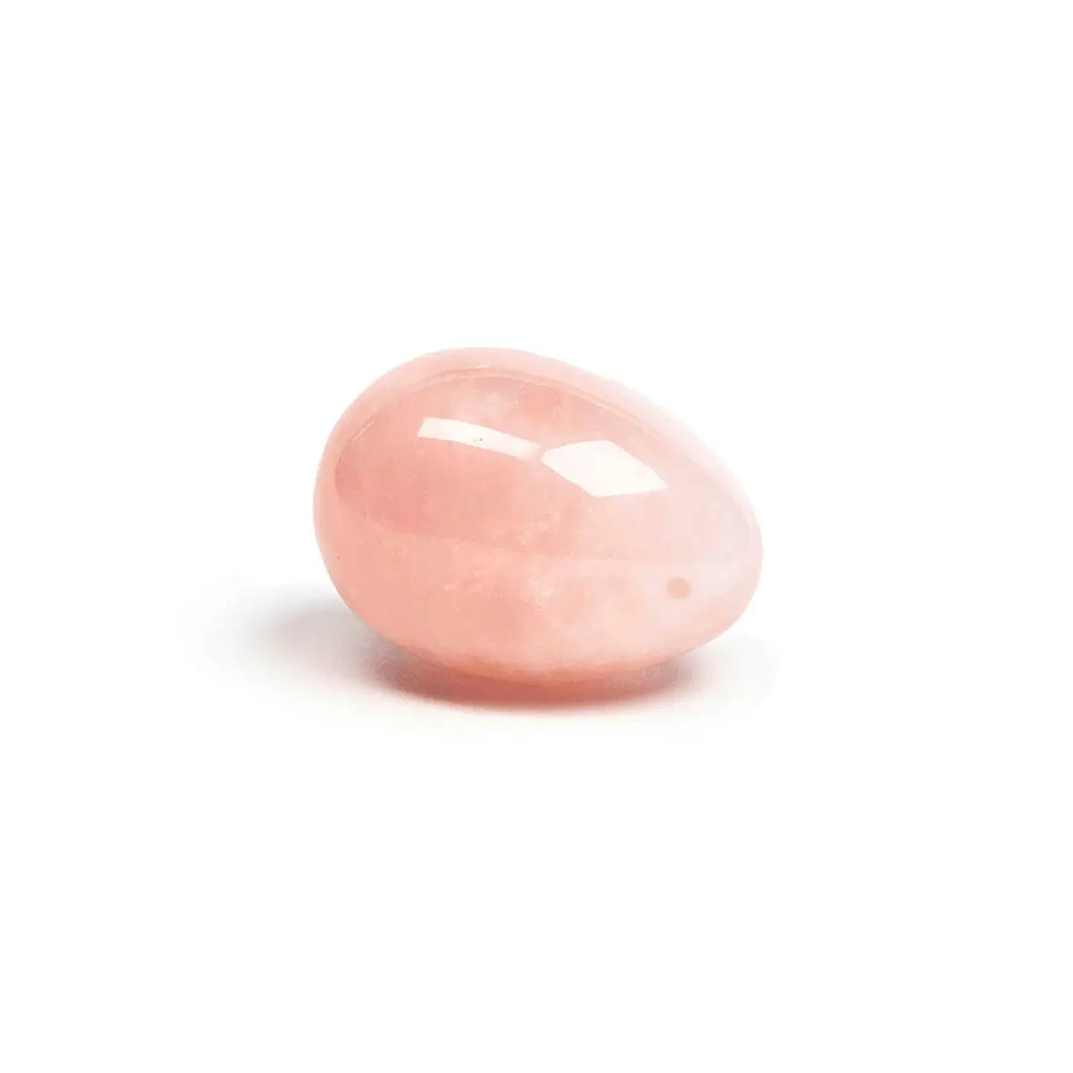 Chakrubs Heart Yoni Egg Rose Quartz (drilled) - GreatEagleInc