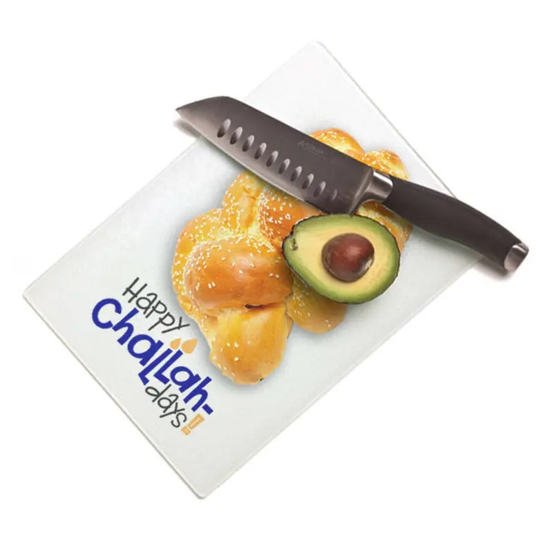 Challah Days Rectangular Holiday Cutting Board LIANE FRIED STUDIO