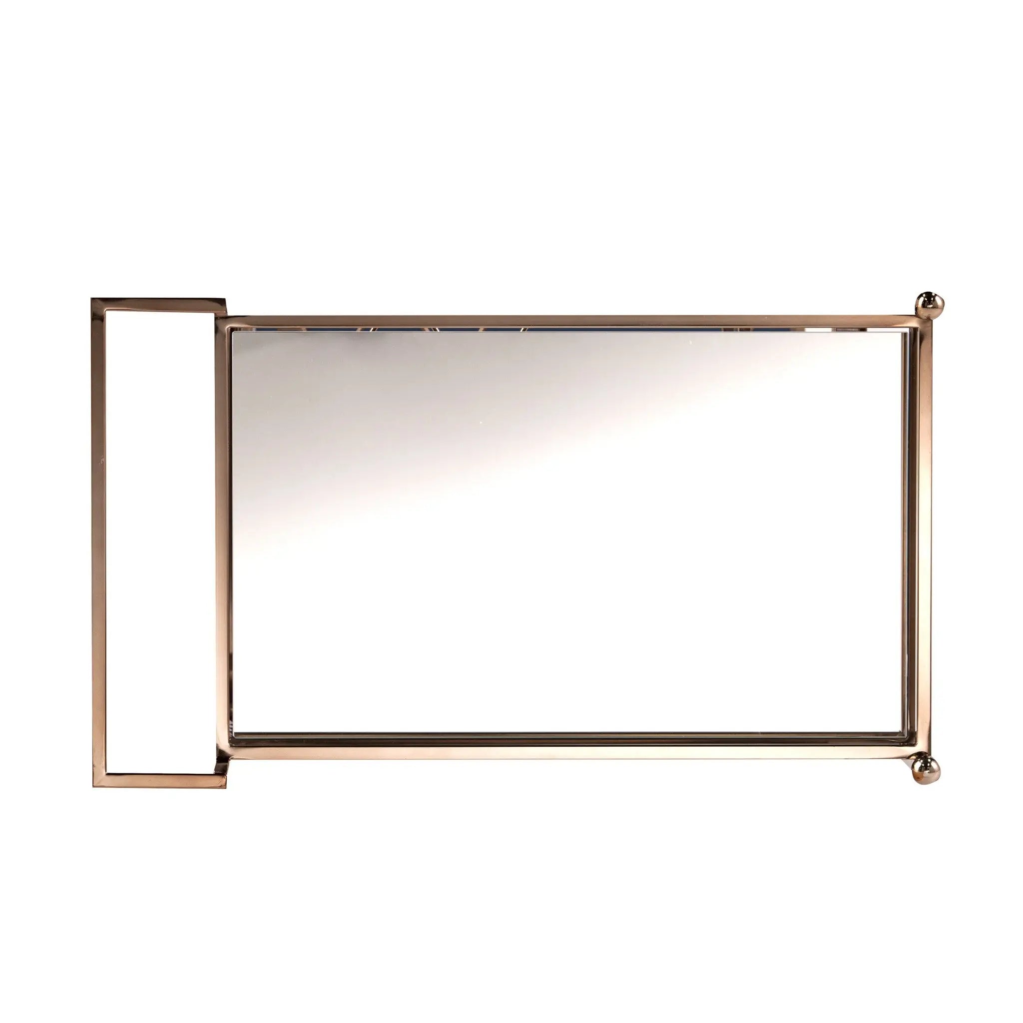 Champagne Metal And Mirrored Glass Rolling Bar Cart With Wine Storage Homeroots Kitchen & Dining